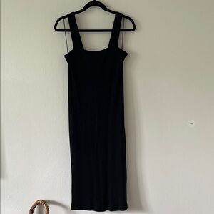 Old Navy Elegant Black Midi Dress
